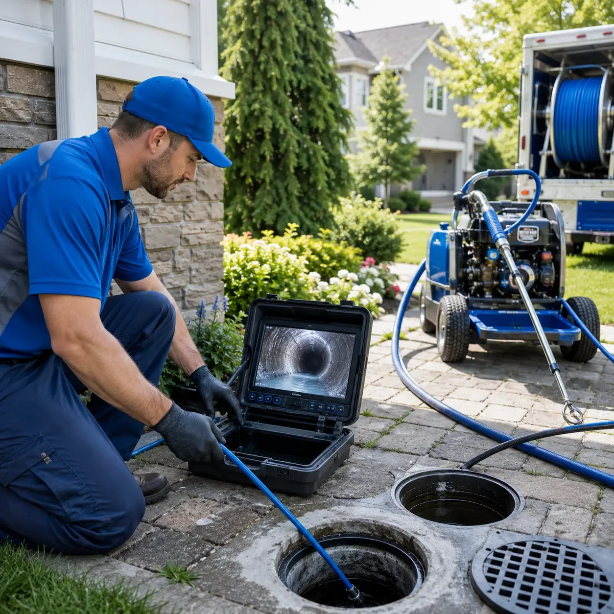 Outdoor drain cleaning professionals serving Bruceville, TX